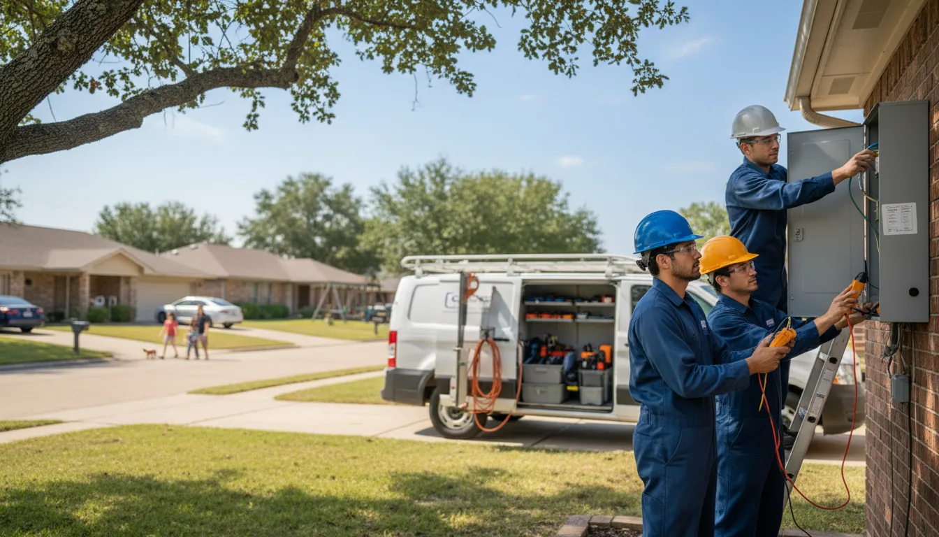 Certified electrician providing emergency electrical services in Chili, WI
